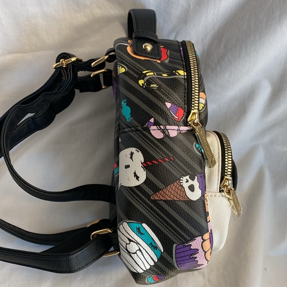 BETSEY JOHNSON ~ Halloween Mini Backpack ~ Vampire Dog Candy Treats Design - Picture 6 of 14